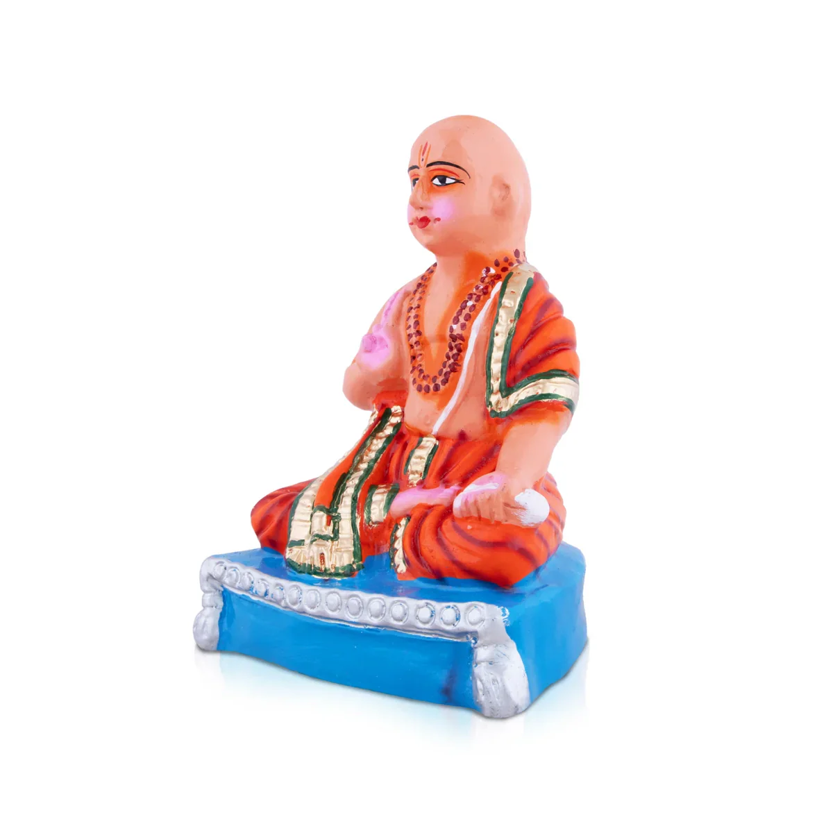 Madhvacharya Paper Mache Golu Bommai - 9 x 6.5 Inches | Giri Golu Doll/ Navaratri Golu Bomma/Gombe/Bommai - Image 4