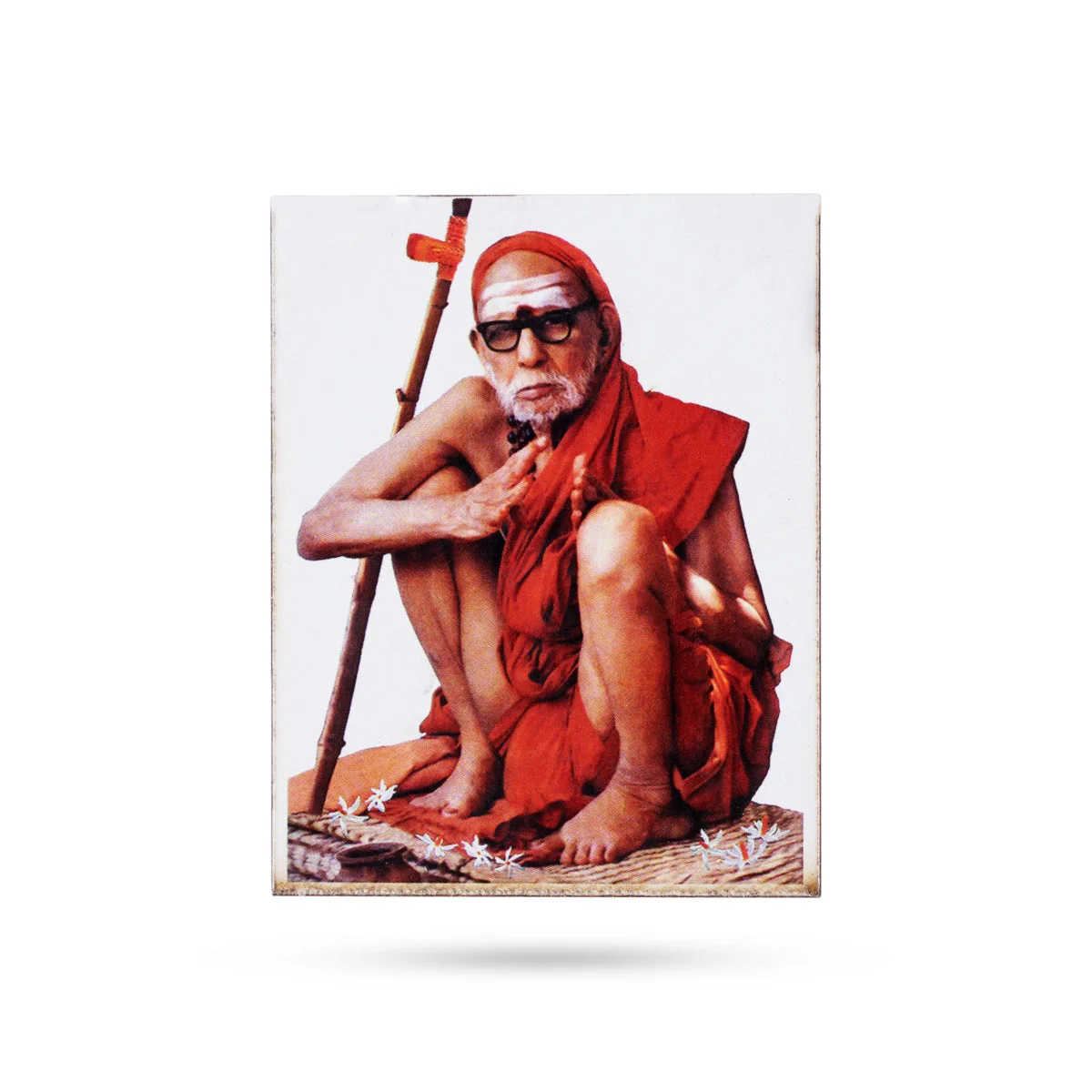 Maha Periyava Fridge Magnet - 3 X 2.25 Inches | Adi Shankarar Photo Magnet/ Picture Magnet For Car And Gifting - Image 4