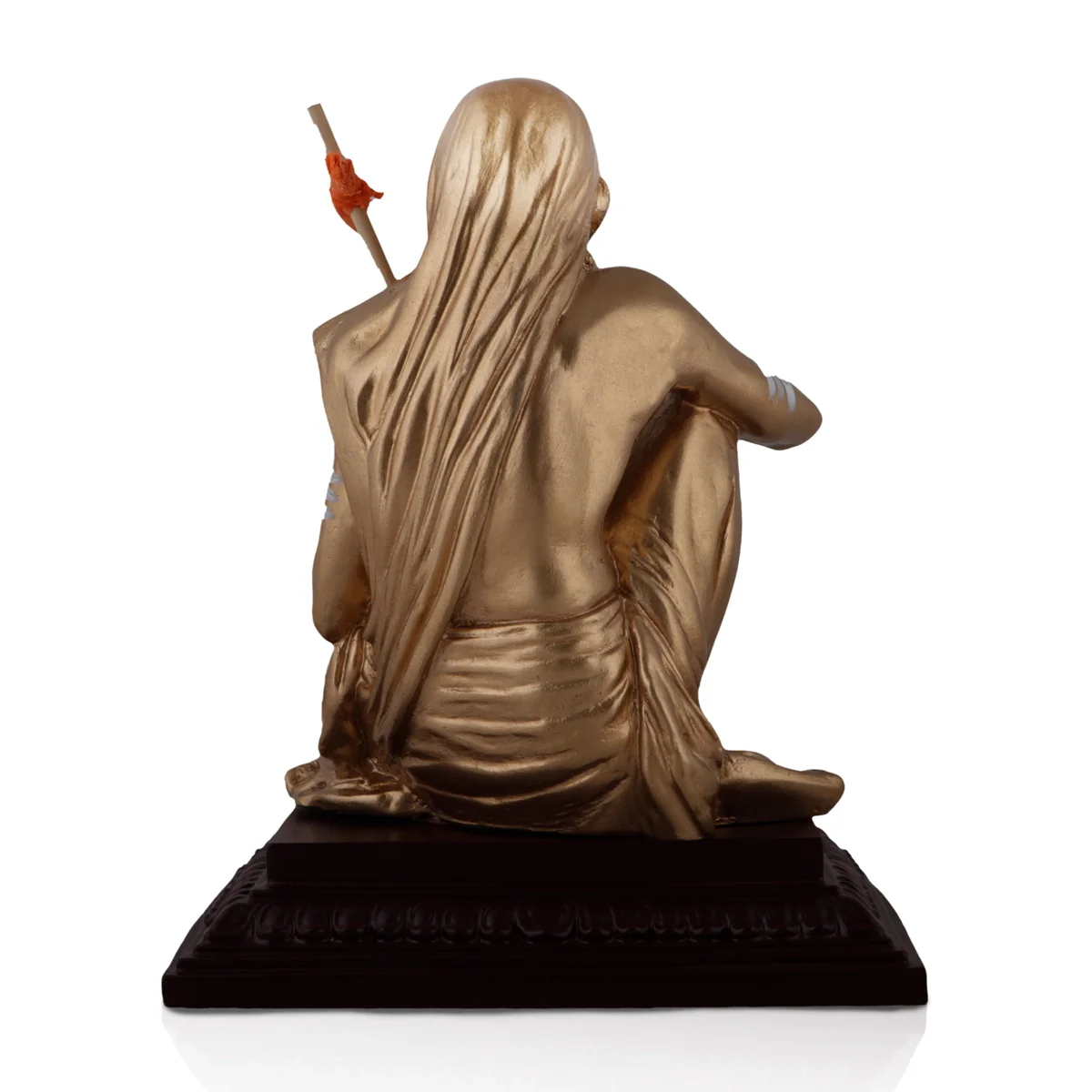Maha Periyava Idol - 7.5 Inches | Shankaracharya Statue/ Marble Dust Statue for Home Decor - Image 5