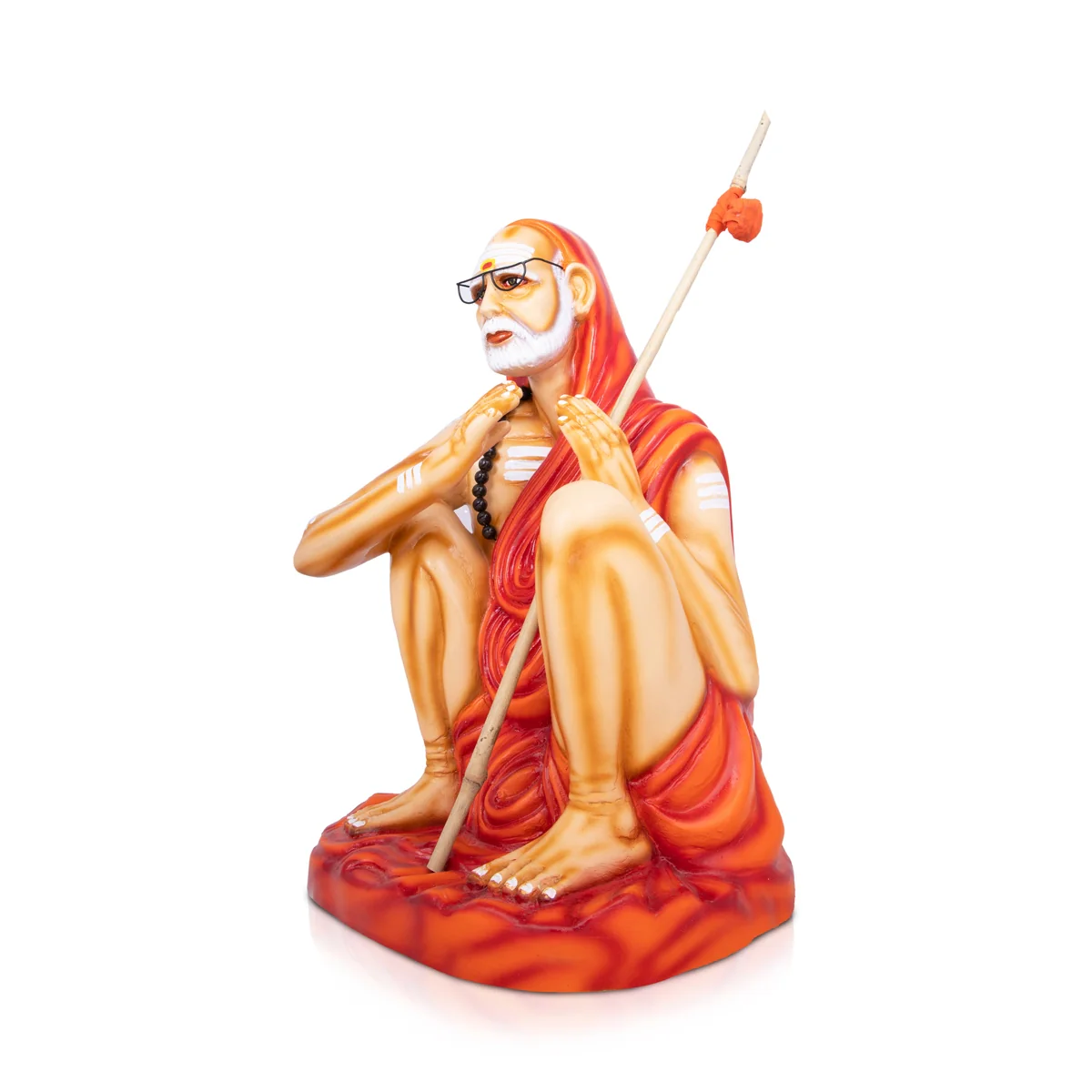 Maha Periyava Paper Mache Golu Bommai - 24 x 10 Inches | Giri Golu Doll/ Navaratri Golu Bomma/Gombe/Bommai - Image 3