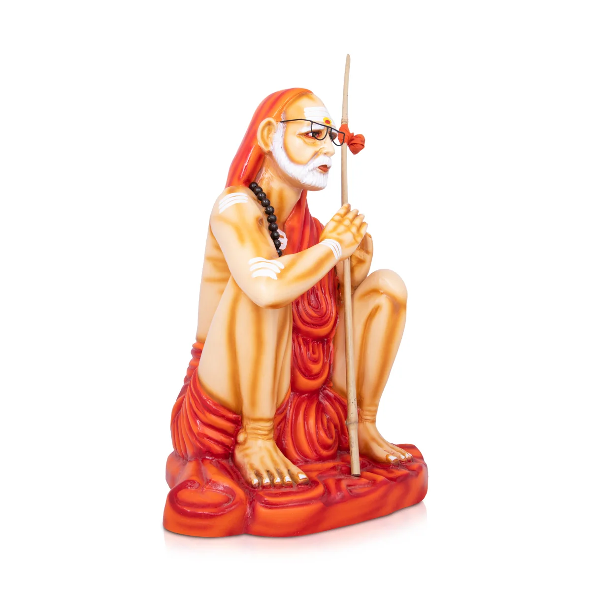 Maha Periyava Paper Mache Golu Bommai - 24 x 10 Inches | Giri Golu Doll/ Navaratri Golu Bomma/Gombe/Bommai - Image 4