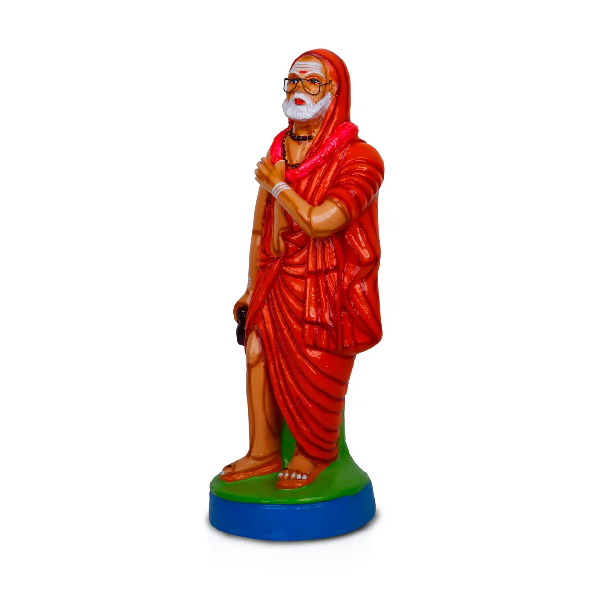 Maha Periyava Paper Mache Golu Bommai - 17 Inches | Giri Golu Doll/ Navaratri Golu Bomma/Gombe/Bommai - Image 2