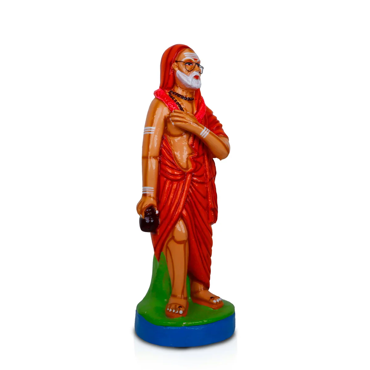 Maha Periyava Paper Mache Golu Bommai - 17 Inches | Giri Golu Doll/ Navaratri Golu Bomma/Gombe/Bommai - Image 3