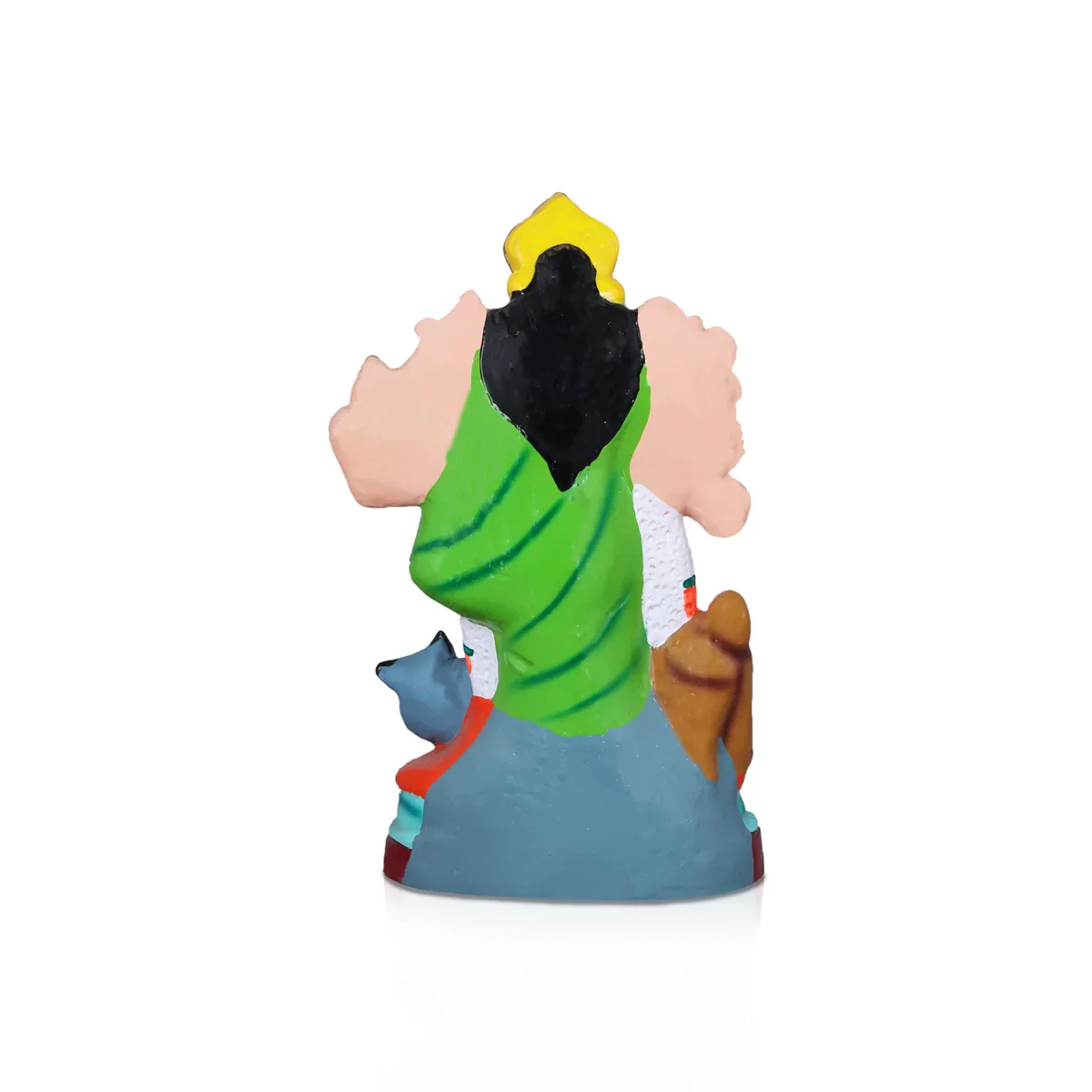 Mahishasuramardini Durga Clay Golu Bommai - 14 Inches | Giri Golu Doll/ Navaratri Golu Bomma/Gombe/Bommai - Image 4