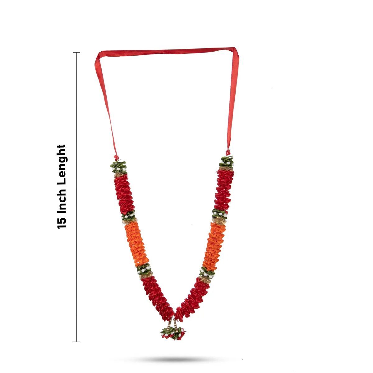 Mala - 15 Inches | Satin Artificial Flower/ Garland for Photo Frame - Image 3