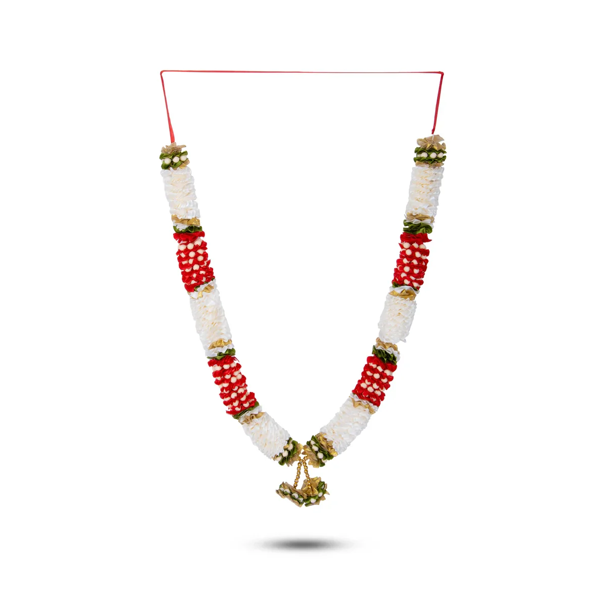 Mala - 22 Inches | Satin Artificial Flower/ Garland for Photo Frame - Image 2