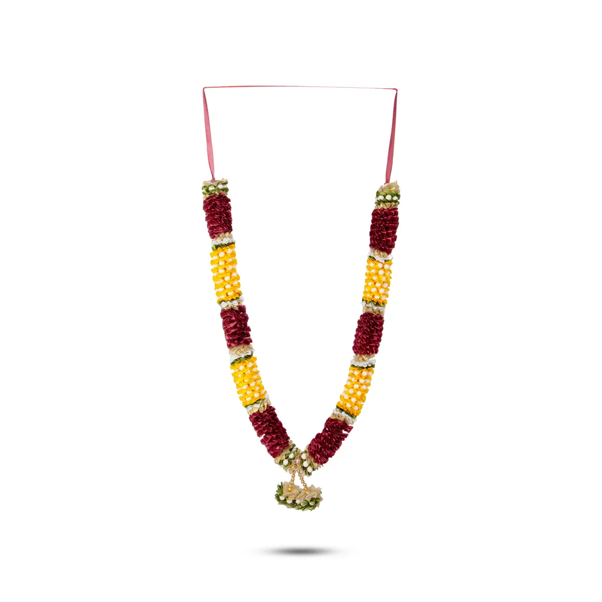 Mala - 22 Inches | Satin Artificial Flower/ Garland for Photo Frame - Image 4