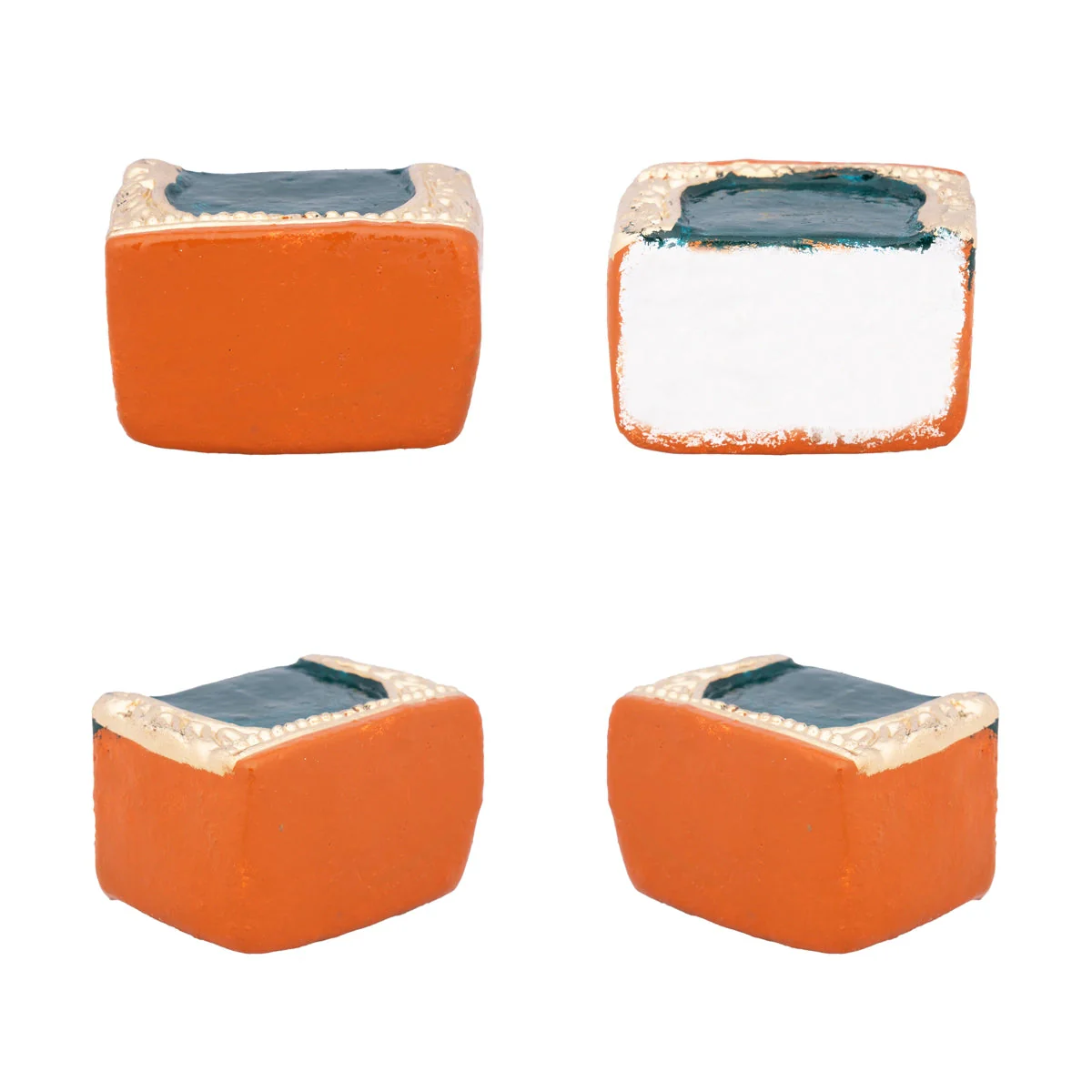 Malai Soodi Kodutha Andal Clay Golu Bommai Set - 11 x 4.5 Inches | Giri Golu Doll/ Navaratri Golu Bomma/Gombe/Bommai - Image 7
