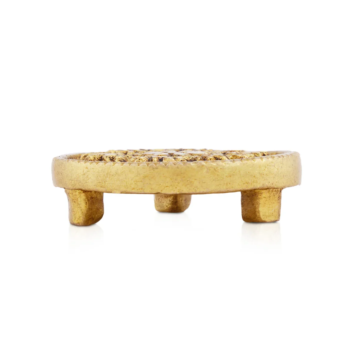 Manai Palagai - 0.25 x 1.5 Inches | Antique Brass Chowki/ Patla for Pooja/ 70 Gms Approx