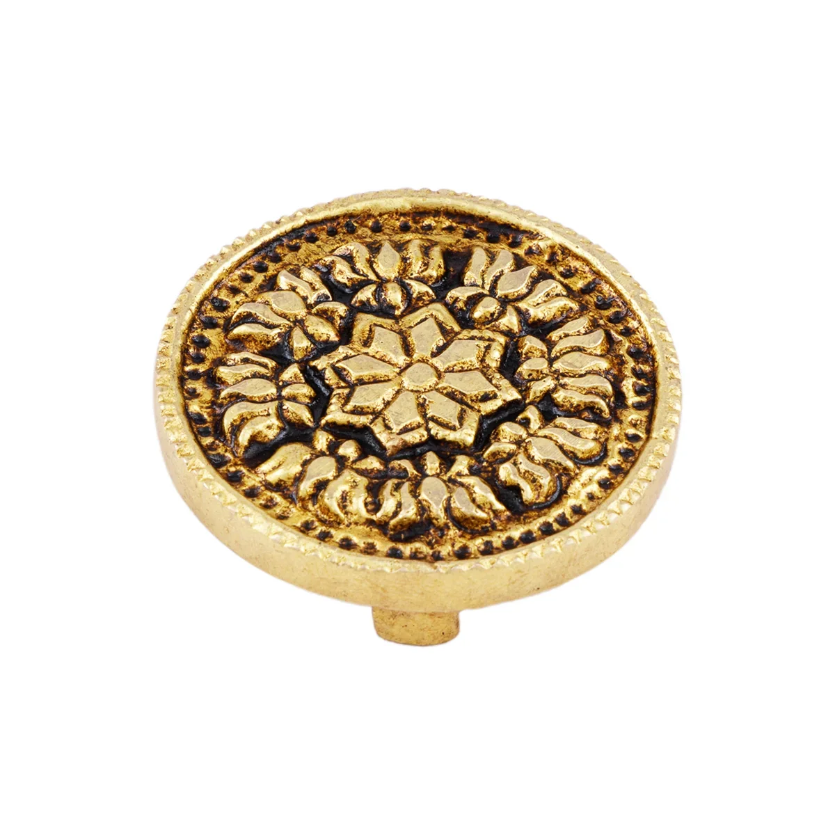 Manai Palagai - 0.25 x 1.5 Inches | Antique Brass Chowki/ Patla for Pooja/ 70 Gms Approx - Image 2