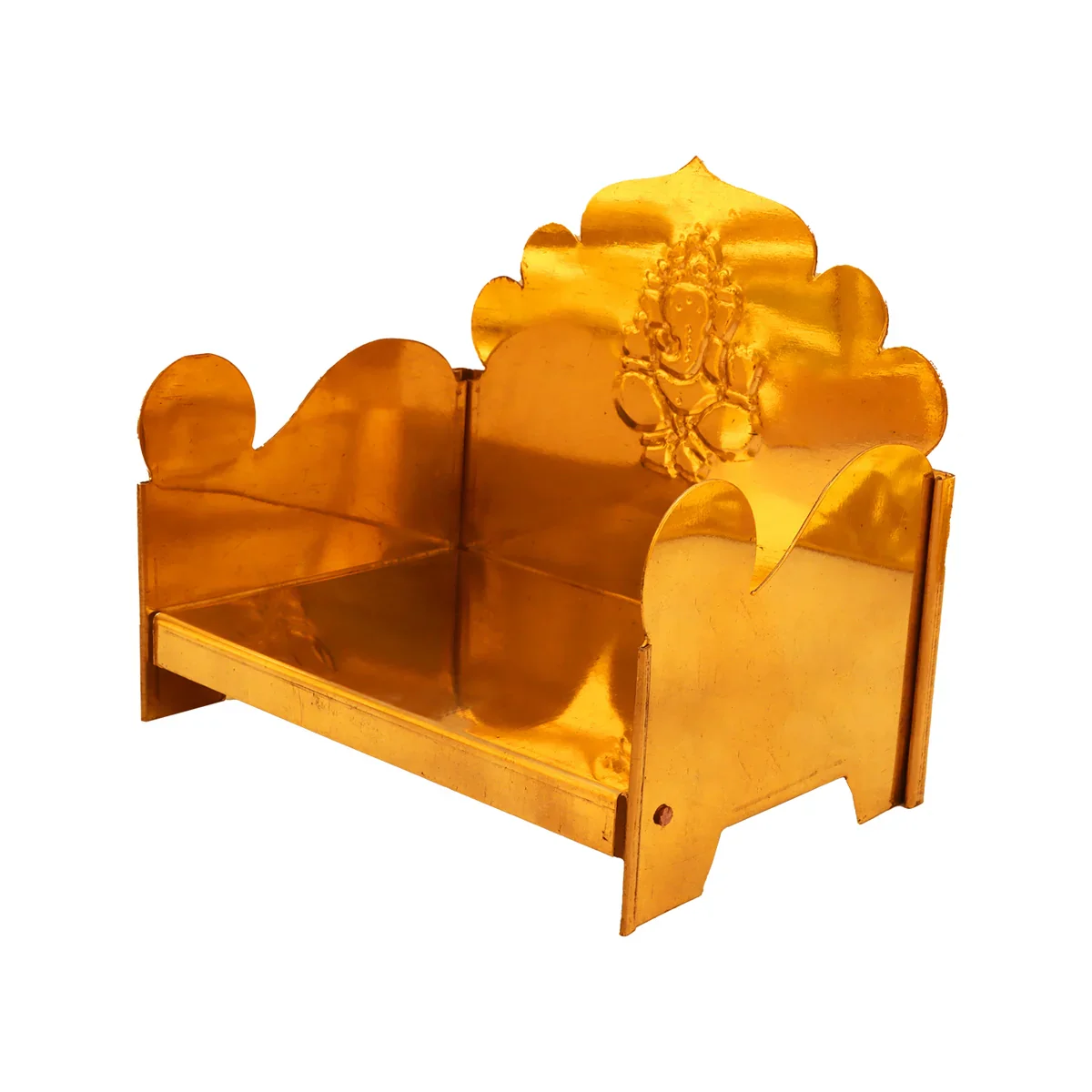 Manai Palagai - 7.5 x 5.5 x 8 Inches | Brass Chowki/ Patla for Home/ 860 Gms - Image 4