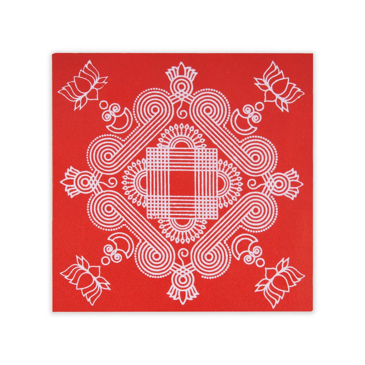 Manai Palagai with Leg - 4 x 4 Inches | Wooden Chowki/ Square Shape Patla for Pooja - Image 7