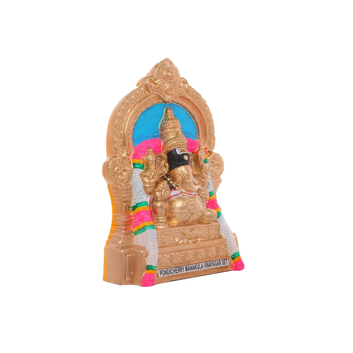 Manakula Vinayaka Idol Clay Golu Bommai Set- 10 X 7.5 Inches | Navaratri Golu Gombe/Giri Golu Doll/Navratri Decor - Image 5