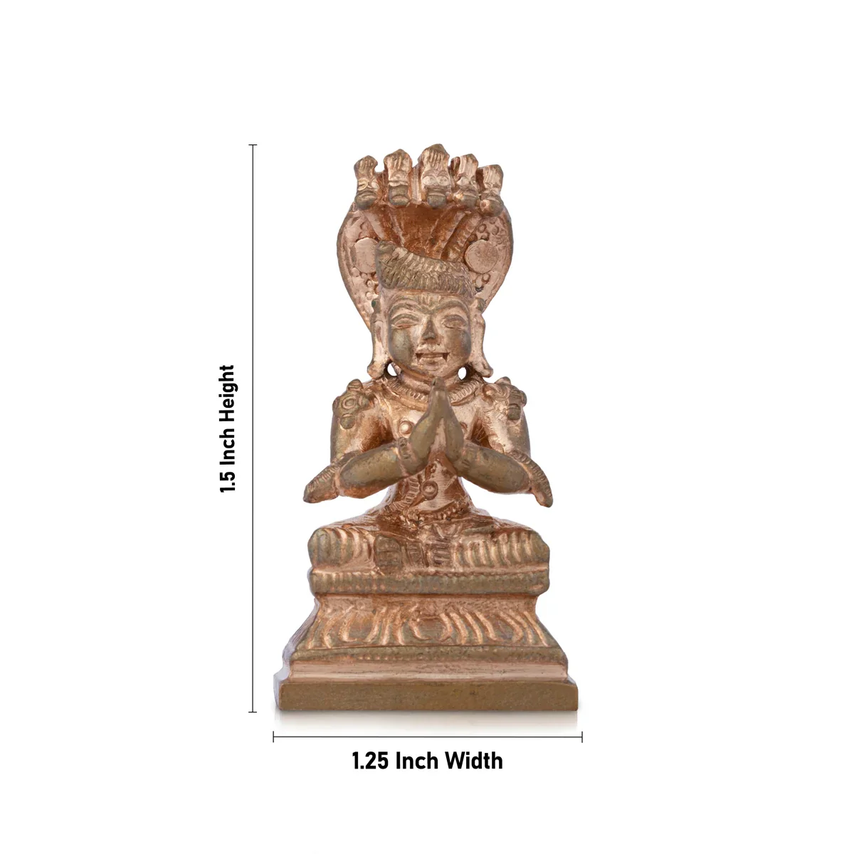 Manavaala Mamunigal Statue - 1.5 x 1.25 Inches | Panchaloha Idol/ Manavala Mamuni Idol for Pooja/ 70 Gms Approx - Image 5