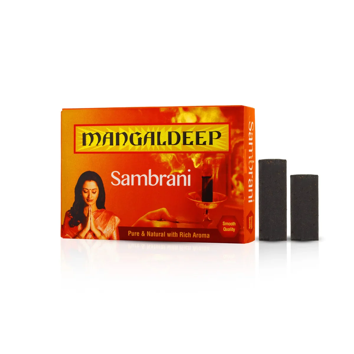 Mangaldeep Sambrani Pure and Natural Dhoop Sticks - 18 Pcs | Rich Aroma Dhoop Batti for Pooja - Image 2