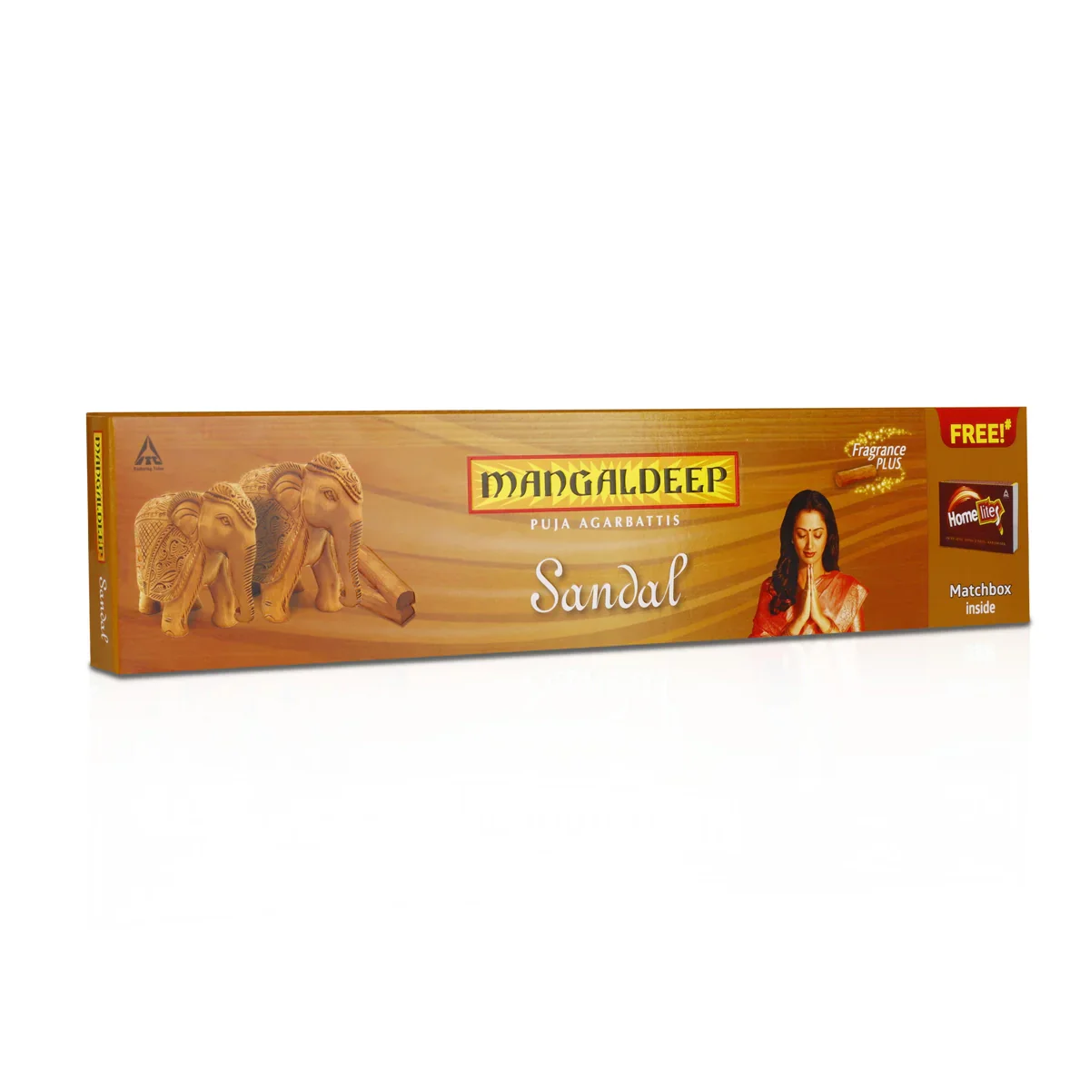 Mangaldeep Sandalwood Puja Agarbatti - 76 Sticks | Incense Sticks/ Agarbathi for Pooja - Image 2
