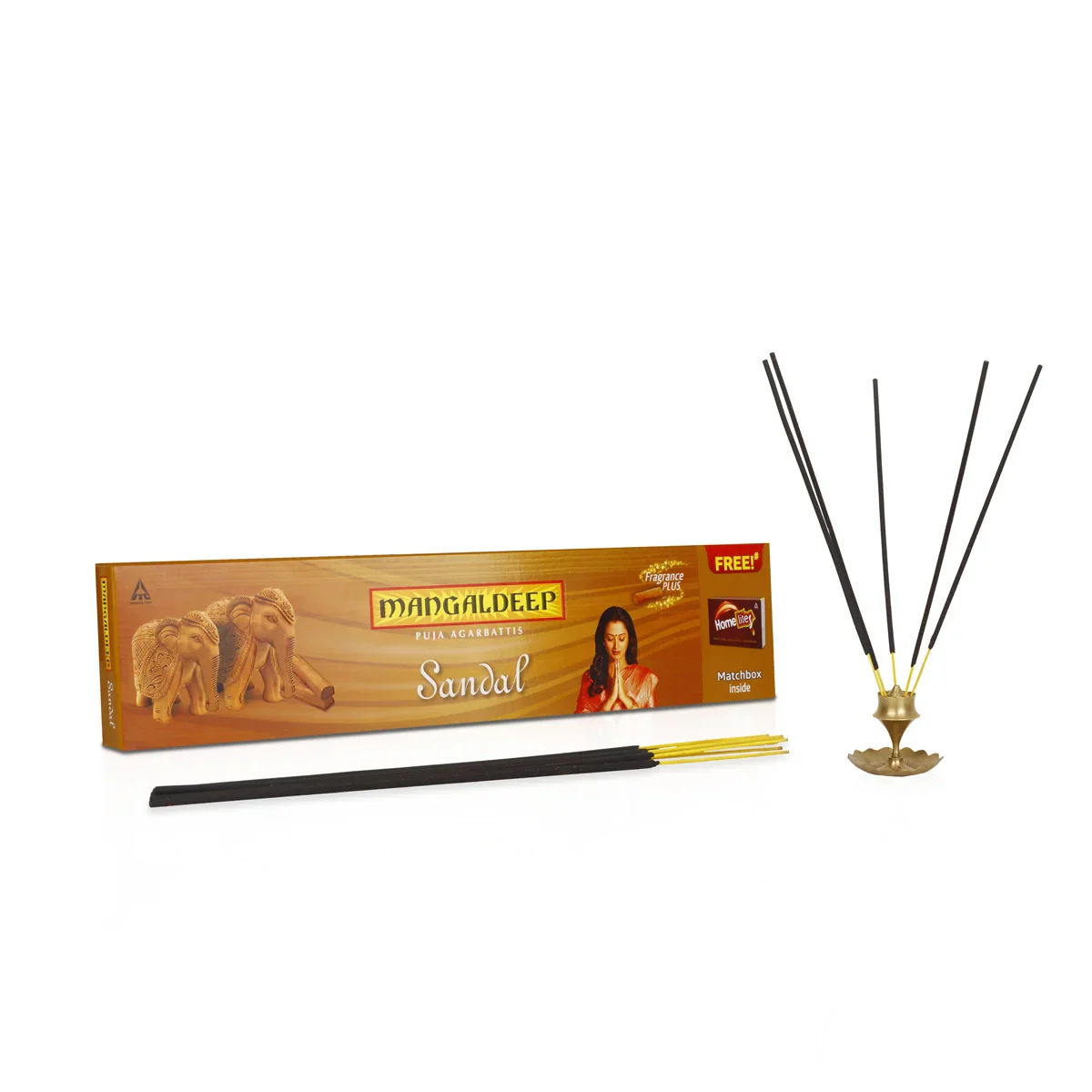 Mangaldeep Sandalwood Puja Agarbatti - 76 Sticks | Incense Sticks/ Agarbathi for Pooja - Image 7