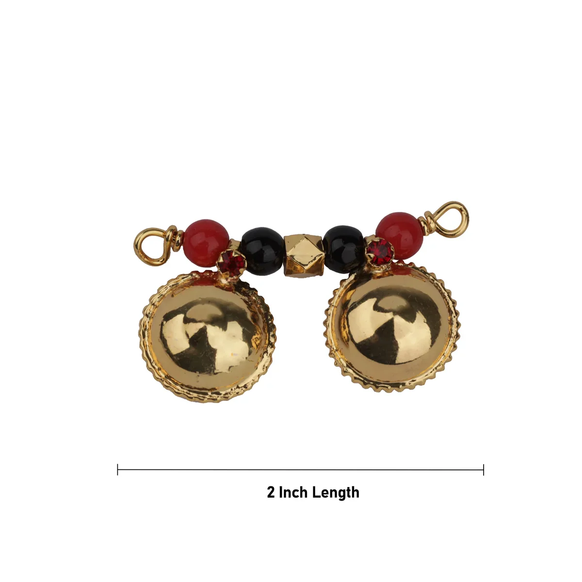 Mangalsutra - 2 Inches | Gold Polish Thaali/ Thirumangalyam/ Mangalyam Thali/ Deity Jewellery - Image 2