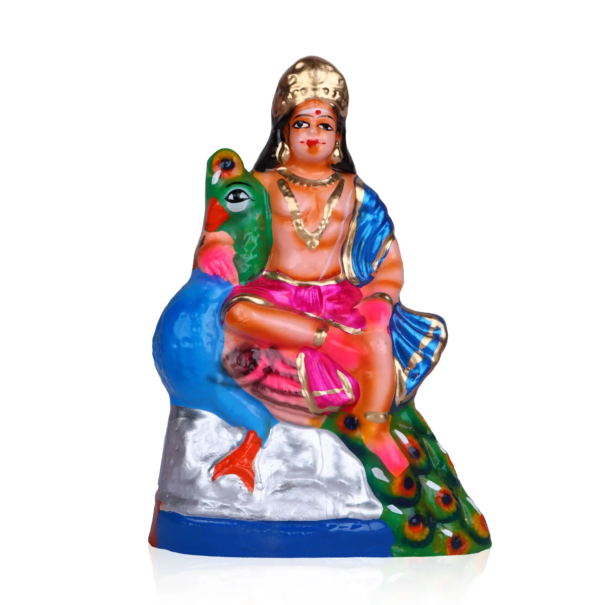 Mangani Thiruvilaiyadal Clay Golu Bommai Set - 8 x 9 Inches | Giri Golu Doll/ Navaratri Golu Bomma/Gombe - Image 10