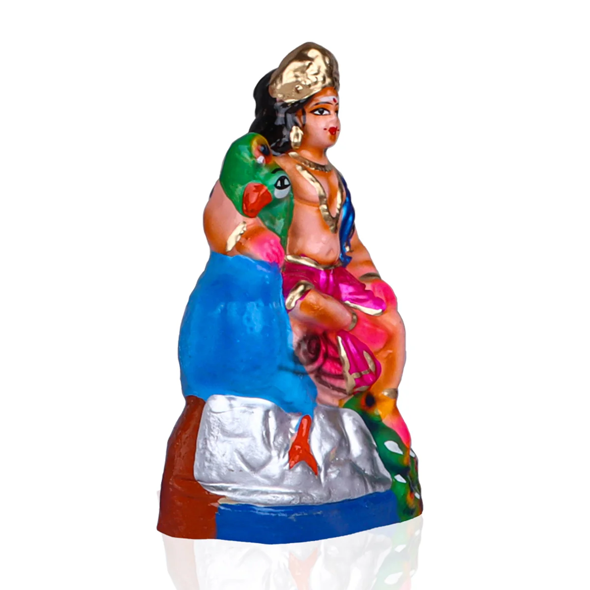 Mangani Thiruvilaiyadal Clay Golu Bommai Set - 8 x 9 Inches | Giri Golu Doll/ Navaratri Golu Bomma/Gombe - Image 11