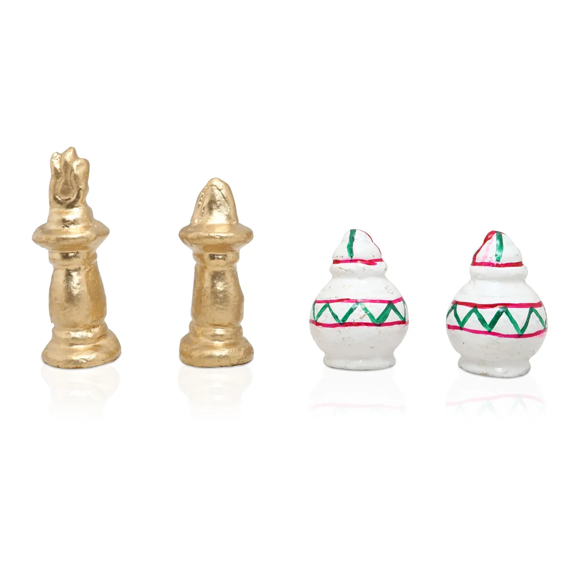 Marriage Clay Golu Bommai Set - 7 X 2.5 Inches | Giri Golu Doll/ Kalyanam Navaratri Gombe/ Navratri Decor - Image 8