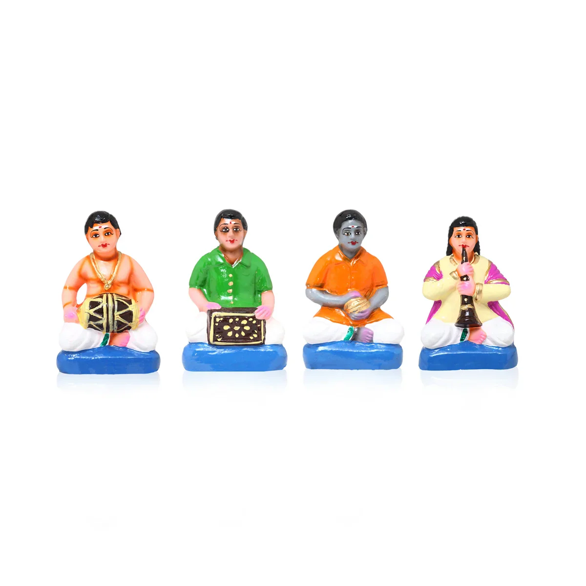 Marriage Paper Mache Golu Bommai Set - 14 Inches | Giri Golu Doll/ Navaratri Golu Bomma/Gombe/Bommai - Image 4