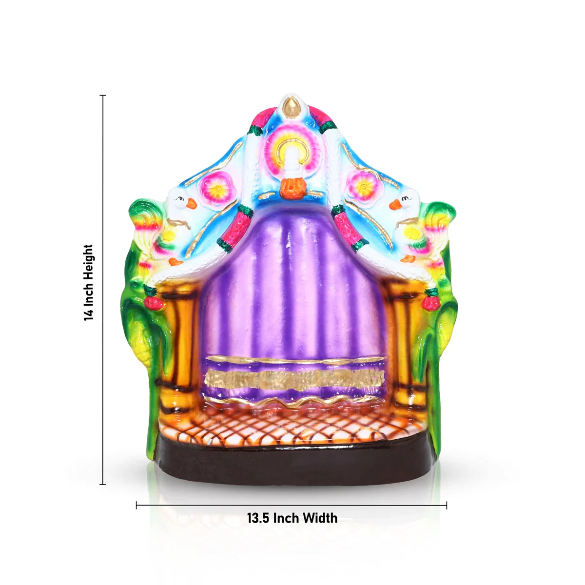 Marriage Paper Mache Golu Bommai Set - 14 Inches | Giri Golu Doll/ Navaratri Golu Bomma/Gombe/Bommai - Image 7