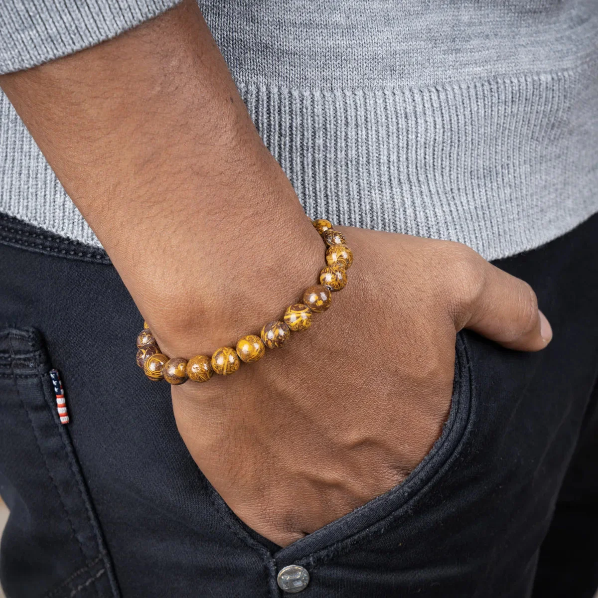 Maryam Bracelet - 2.5 Inches | Gemstone Bracelet/ Crystal Jewellery For Strength And Energetic Balance - Image 2