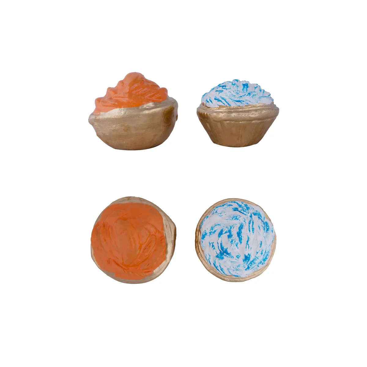 Maya Bazar Clay Golu Bommai Set - 12 x 8 Inches | Giri Golu Doll/ Navaratri Golu Bomma/Gombe/Bommai - Image 4