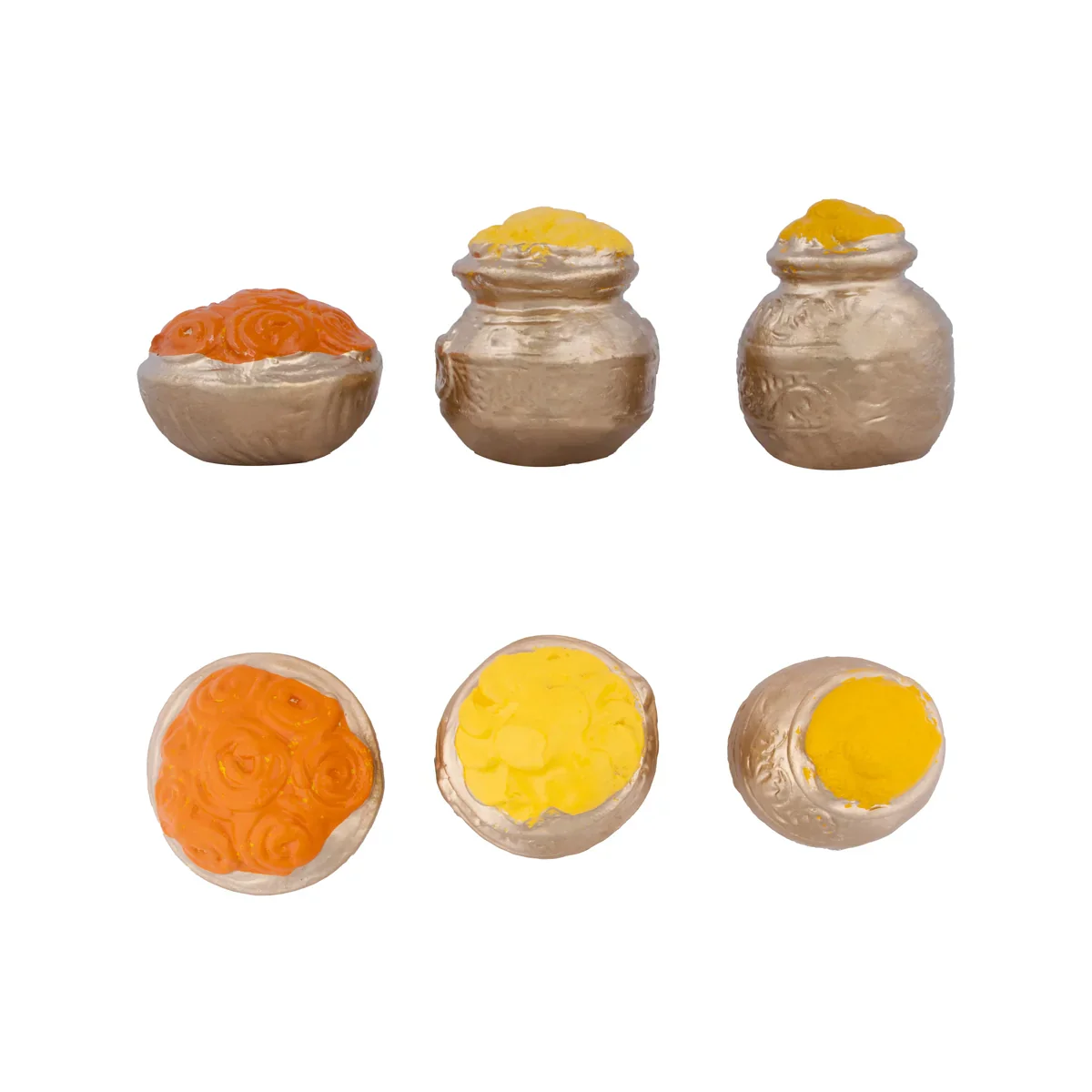 Maya Bazar Clay Golu Bommai Set - 12 x 8 Inches | Giri Golu Doll/ Navaratri Golu Bomma/Gombe/Bommai - Image 5