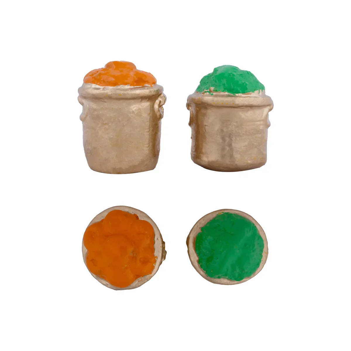Maya Bazar Clay Golu Bommai Set - 12 x 8 Inches | Giri Golu Doll/ Navaratri Golu Bomma/Gombe/Bommai - Image 8