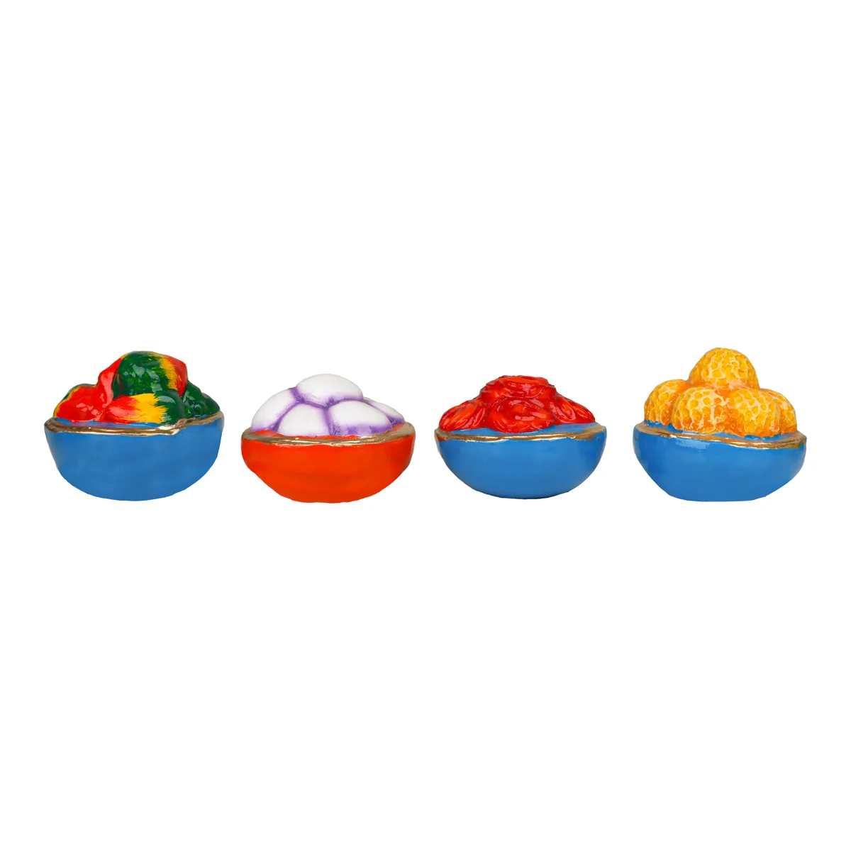 Maya Bazar Clay Golu Bommai Set - 14 x 9 Inches | Giri Golu Doll/ Navaratri Golu Bomma/ Bommai/ Gombe - Image 9