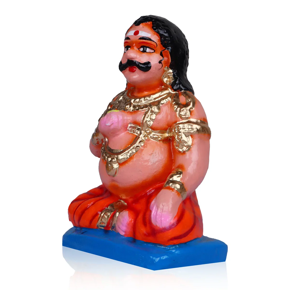 Maya Bazar Clay Golu Bommai Set - 7.5 Inches | Giri Golu Doll/ Navaratri Golu Bomma/Gombe/Bommai - Image 5