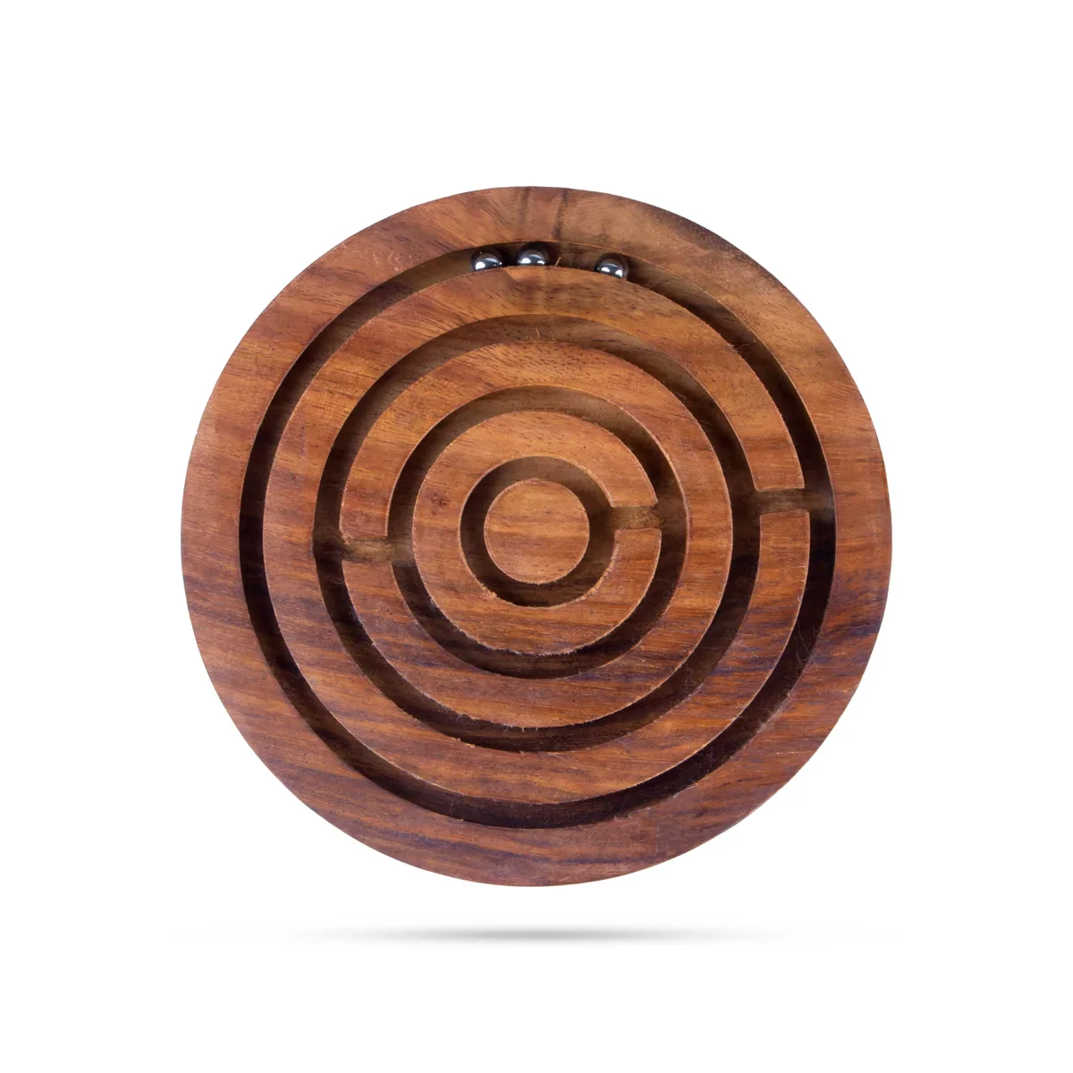 Maze Game - 6 Inches | Game Plate/ Wooden Game for Kids - Image 3