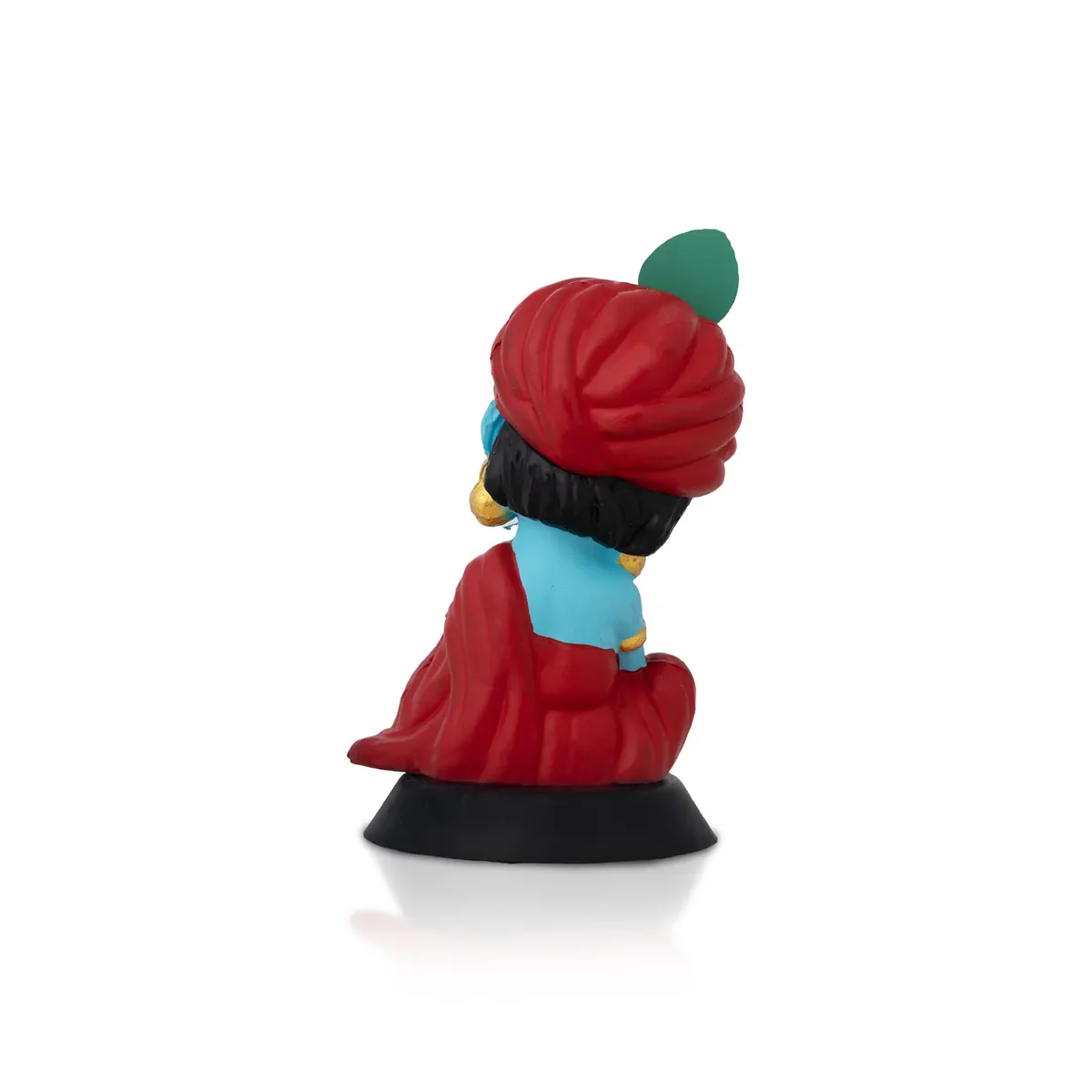 Meditating Krishna Murti - 3.5 X 2 Inches | Car Dashboard Decor/ Blue Colour Krishna Idol For Home Decoration - Image 5