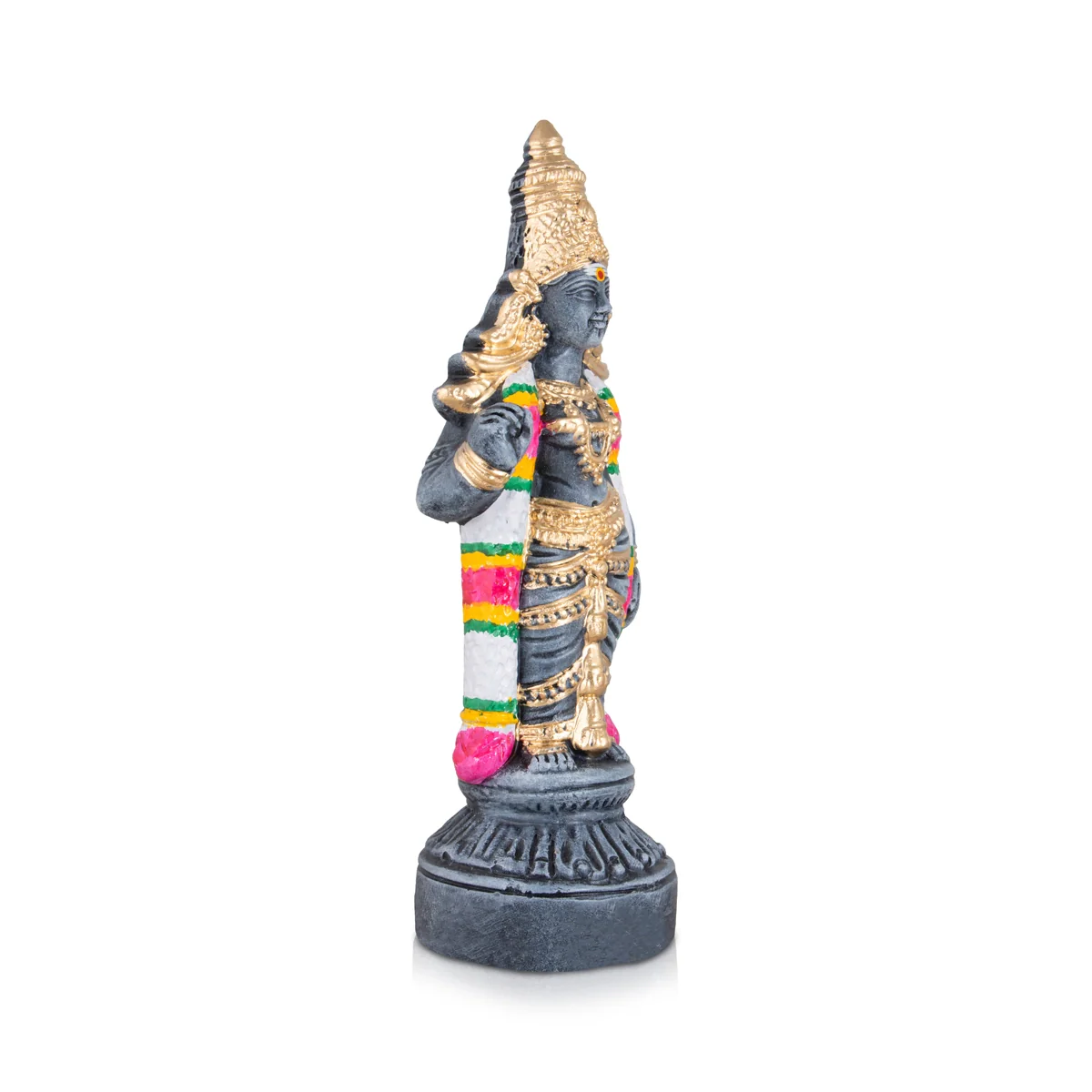 Meenakshi Clay Golu Bommai - 12 x 4 Inches | Giri Golu Doll/ Navaratri Golu Bomma/Gombe/Bommai - Image 2