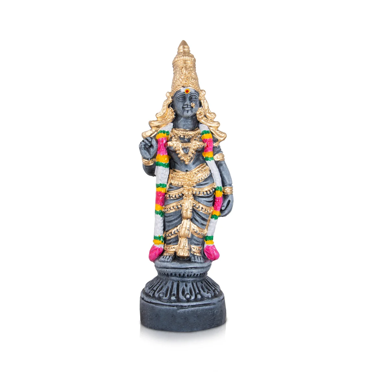 Meenakshi Clay Golu Bommai - 12 x 4 Inches | Giri Golu Doll/ Navaratri Golu Bomma/Gombe/Bommai - Image 3