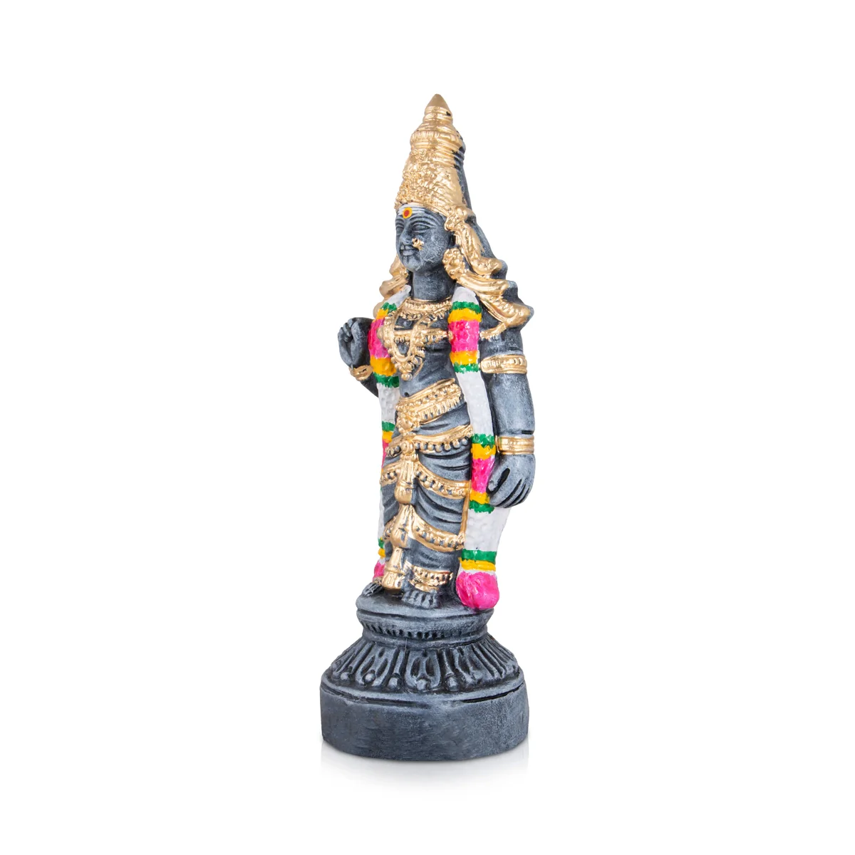 Meenakshi Clay Golu Bommai - 12 x 4 Inches | Giri Golu Doll/ Navaratri Golu Bomma/Gombe/Bommai - Image 4