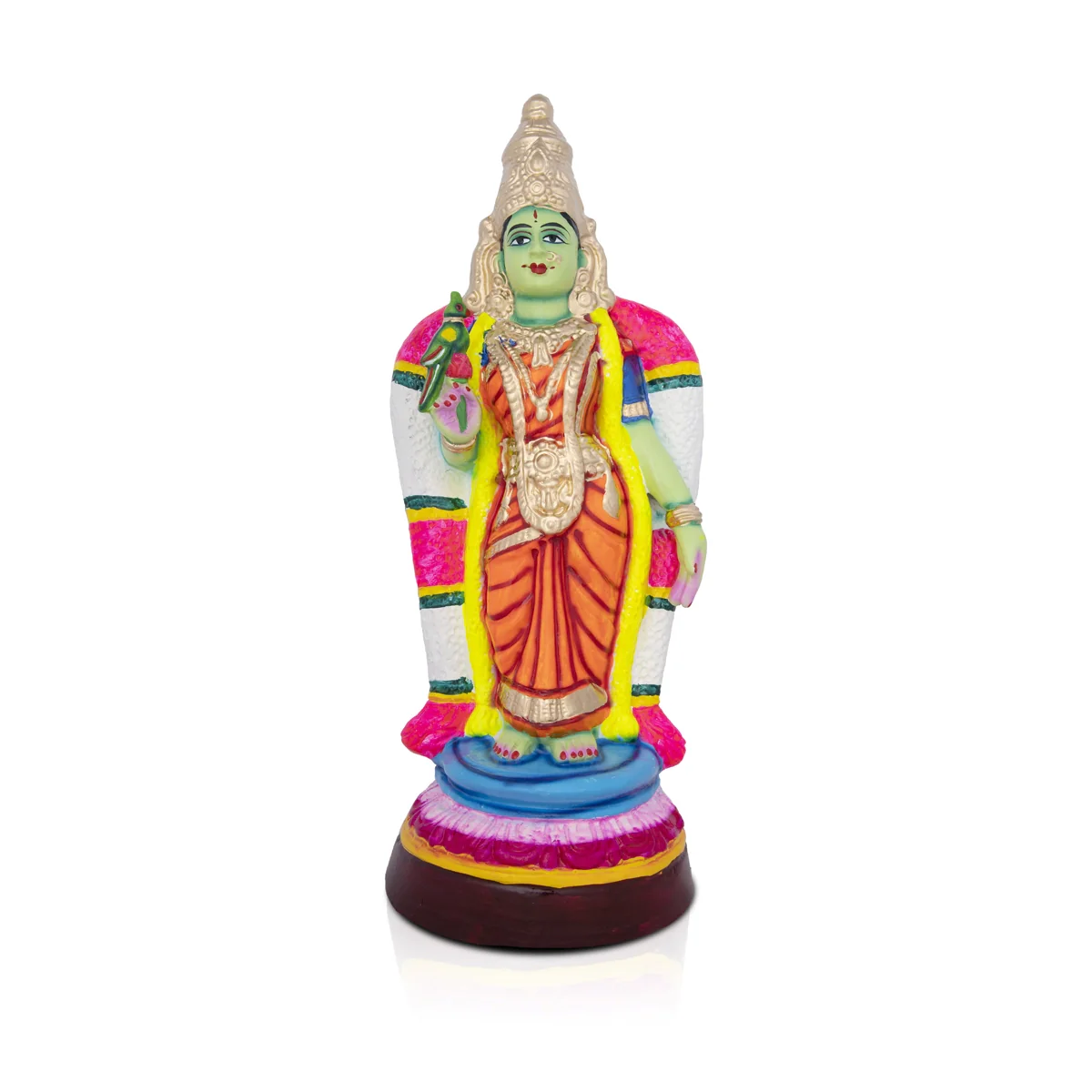 Meenakshi Paper Mache Golu Bommai - 18 x 8 Inches | Giri Golu Doll/ Navaratri Golu Bomma/Gombe/Bommai