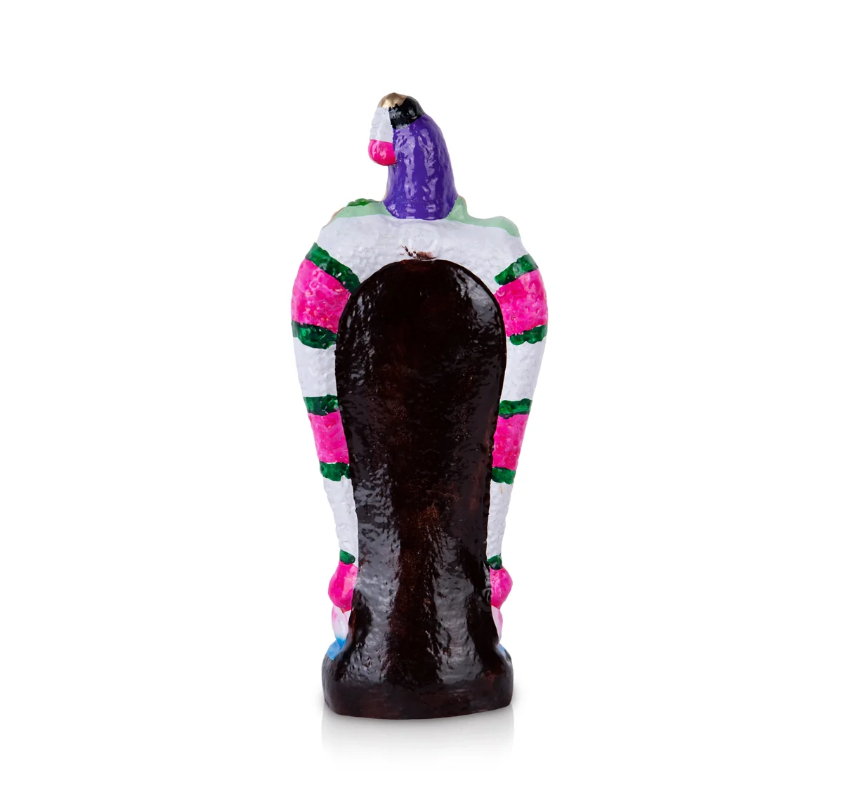 Meenakshi Statue Clay Golu Bommai - 9 x 4 Inches | Giri Golu Doll/ Navaratri Golu Bomma/ Gombe/ Bommai - Image 5