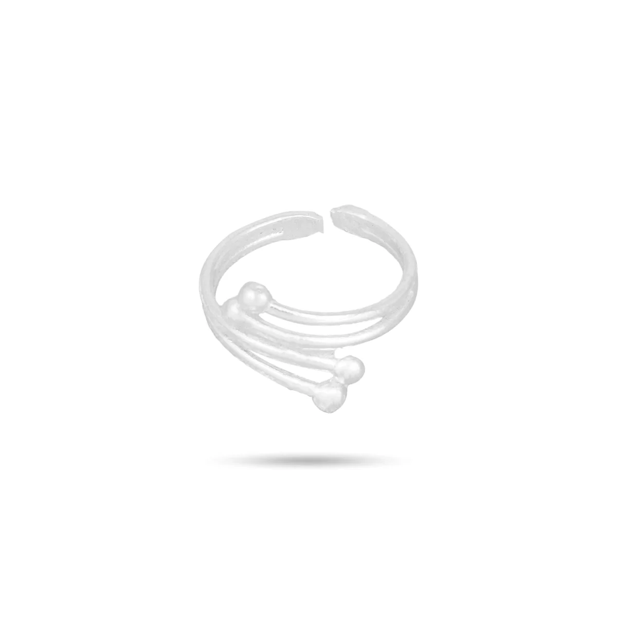 Metti | Toe Ring/ Foot Ring/ Silver Jewellery for Women - Image 8