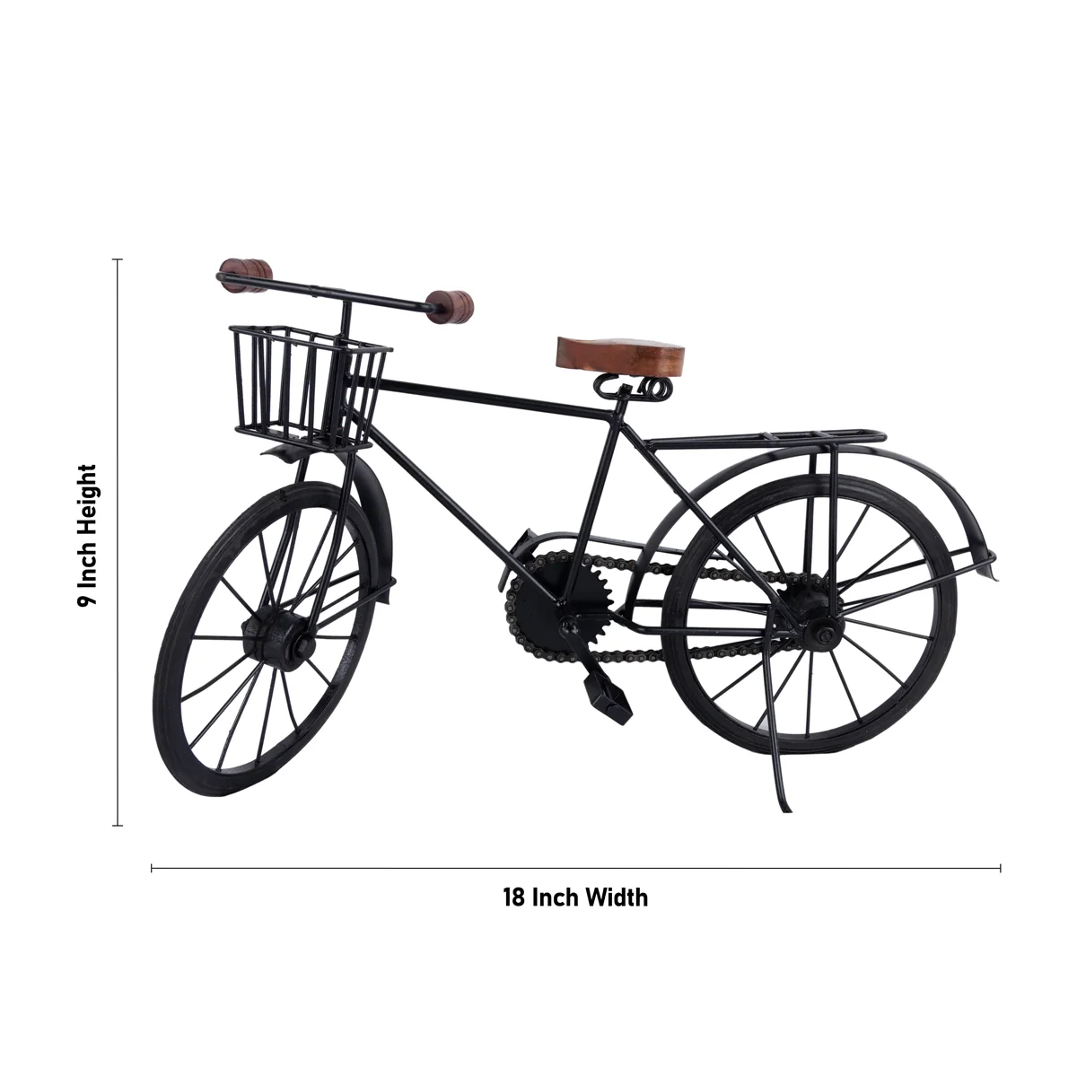 Miniature Bicycle - 9 x 18 Inches | Cycle Miniature/ Decorative Showpiece for Home Decor - Image 3