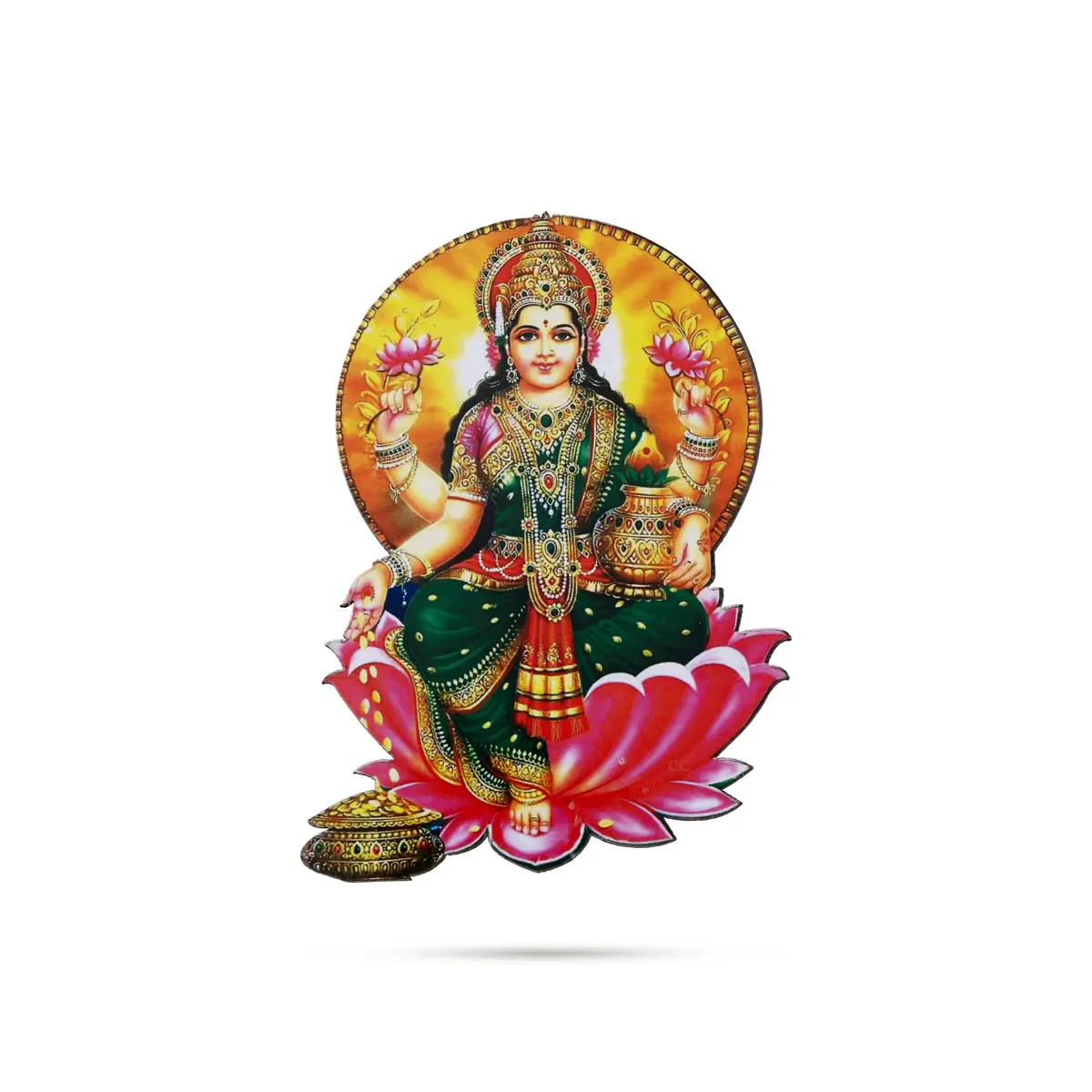 Mixed God Printed Picture Magnet - 5 X 2.75 Inches | Fridge Magnet/ Divine God Image Magnet For Home & Office - Image 3