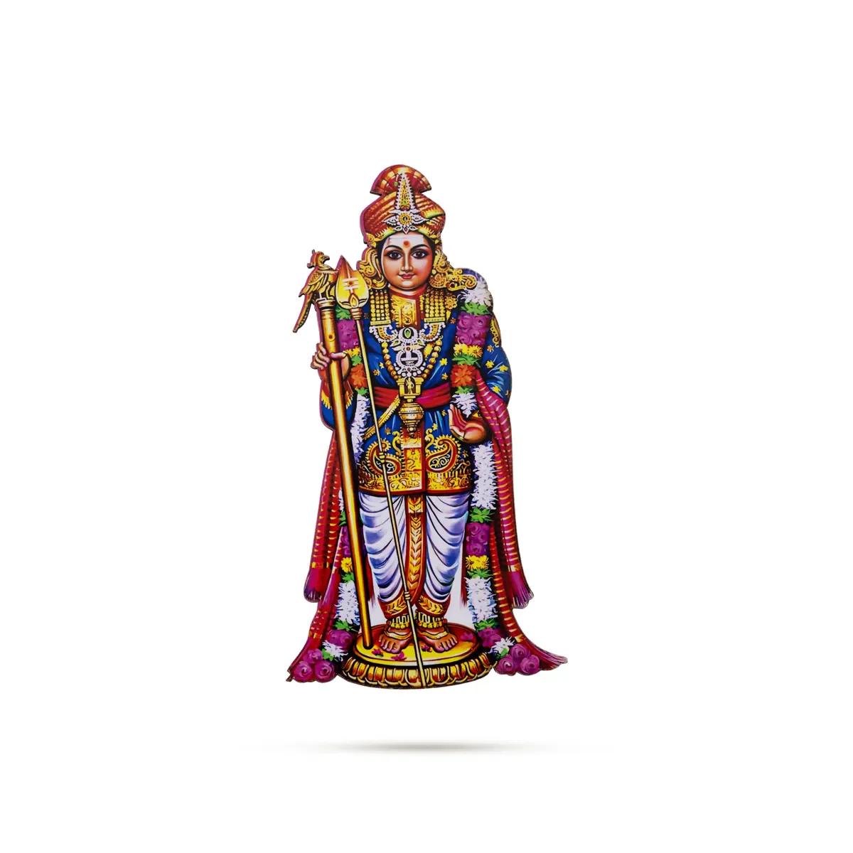 Mixed God Printed Picture Magnet - 5 X 2.75 Inches | Fridge Magnet/ Divine God Image Magnet For Home & Office - Image 4
