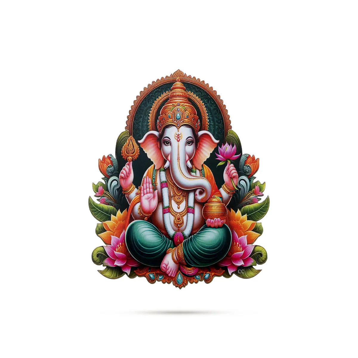 Mixed God Printed Picture Magnet - 5 X 2.75 Inches | Fridge Magnet/ Divine God Image Magnet For Home & Office - Image 5
