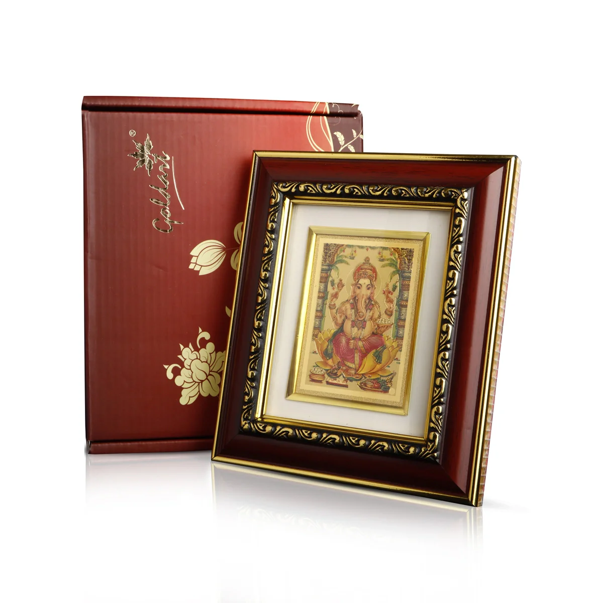 Photo Frame - 7 x 6 Inches | Synthetic Frame Rosewood Picture Frame for Home/ Assorted Design - Image 4