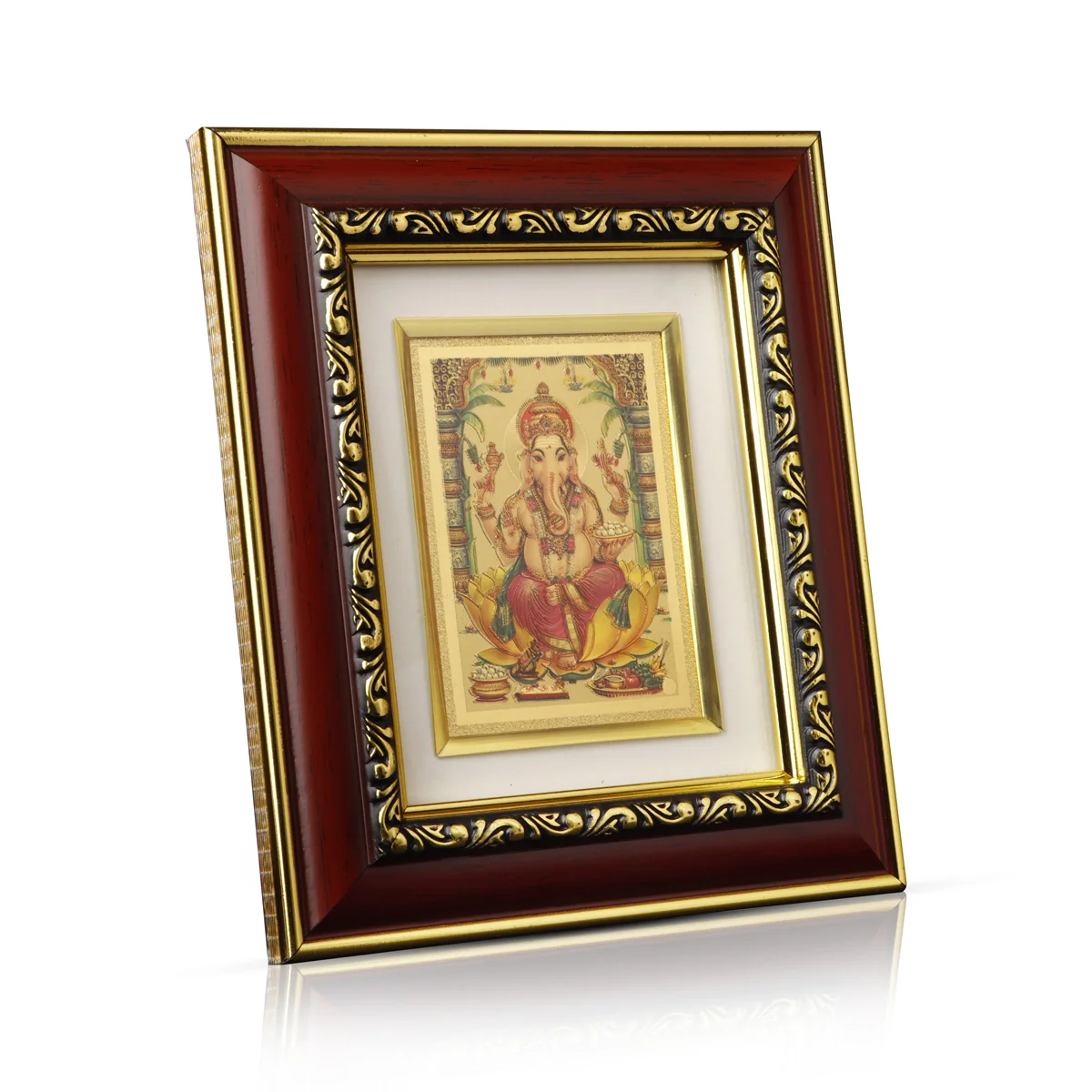 Photo Frame - 7 x 6 Inches | Synthetic Frame Rosewood Picture Frame for Home/ Assorted Design - Image 6