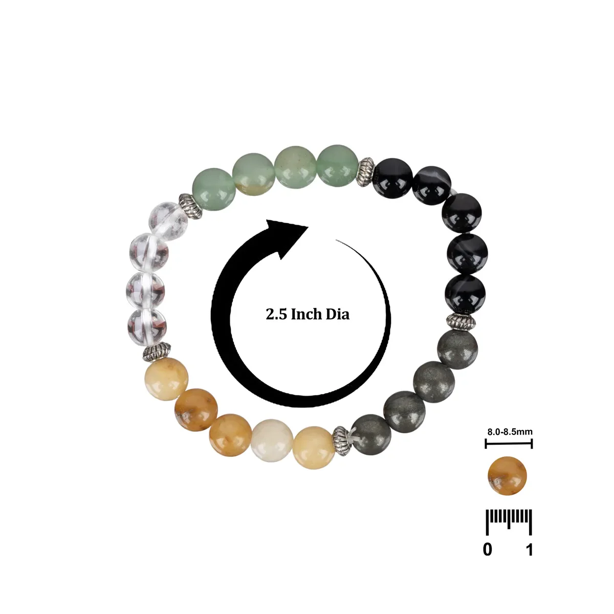 Money Magnet Bracelet - 2.5 Inches | Money Magnet Crystal Bracelet/ Money Magnet Hand Band For Spiritual Wear - Image 3