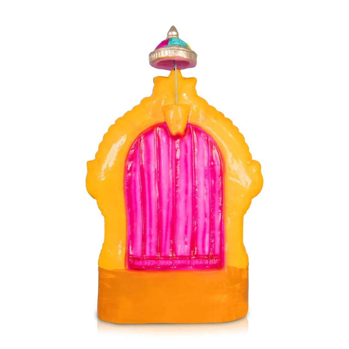 Mookambika Paper Mache Golu Bommai - 12 x 7 Inches | Giri Golu Doll/ Navaratri Golu Bomma/Gombe/Bommai - Image 5