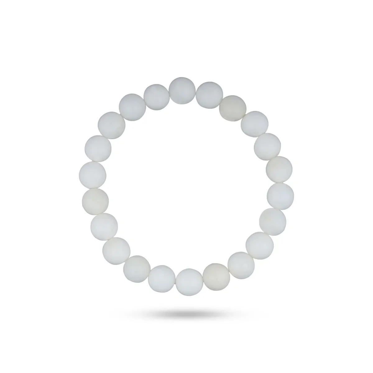 Mother Of Pearl Bracelet- 2.5 Inches | Semi Precious Stone Bracelet/ Crystal Bracelet For Attracting Positivity - Image 6